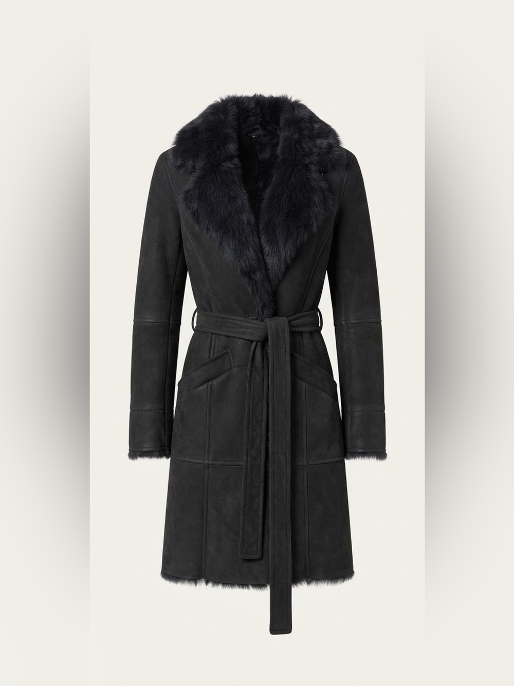 Loewe Fur and Suede Coat